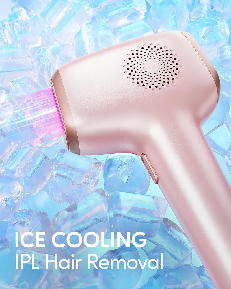 innza IPL Hair Removal with Ice Cooling Care Function for Women,Long-Lasting Results,999,999 Flashes Painless IPL Hair Remover, Hair Removal Device for Armpits Legs Arms Bikini Line - Image 2